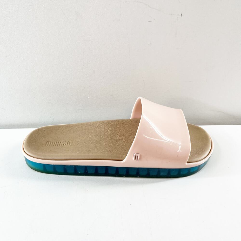 Melissa Beach Pool Slide Sandals in Pink 7 - Picture 3 of 8